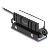 DeLOCK Dissipatore M.2 per SSD 2280, Dissipatore di calore Nero