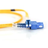 Digitus Cavo patch LWL, duplex, connettore LC > SC, monomodale OS2 giallo