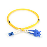Digitus Cavo patch LWL, duplex, connettore LC > SC, monomodale OS2 giallo