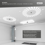 Digitus Custodia da parete SOHO, non montata - 540x400 mm (LxP), IT armadio grigio chiaro