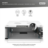 Digitus Custodia da parete SOHO, non montata - 540x400 mm (LxP), IT armadio grigio chiaro