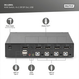 Digitus DS-12891, Switch KVM Nero