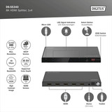 Digitus DS-55340, Splitter HDMI Nero