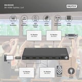 Digitus DS-55340, Splitter HDMI Nero