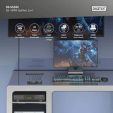 Digitus DS-55340, Splitter HDMI Nero