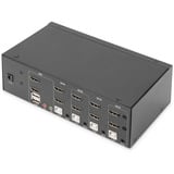Digitus Switch KVM HDMI 4x 1 Nero