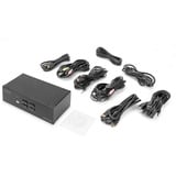 Digitus Switch KVM HDMI 4x 1 Nero