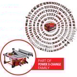 EINHELL TE-TS 36/210 Li-Solo, Sega circolare da tavolo rosso