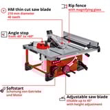 EINHELL TE-TS 36/210 Li-Solo, Sega circolare da tavolo rosso
