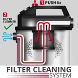 EINHELL TE-VC 2230 SACL, Aspira bagnato / asciutto rosso/in acciaio inox