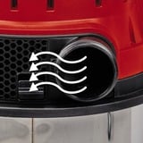 EINHELL TE-VC 2230 SACL, Aspira bagnato / asciutto rosso/in acciaio inox