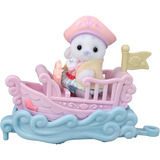 EPOCH Sylvanian Families - Set gioco parco divertimenti Giro sulle onde, Giochi di costruzione 