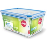 Emsa CLIP & CLOSE Rettangolare Scatola Traslucido 1 pz, Casella trasparente/Blu, Scatola, Rettangolare, Traslucido, 1 pz
