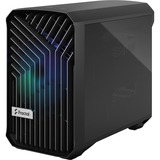 Fractal Design Torrent Nano Micro Tower Nero Nero, Micro Tower, PC, Nero, Micro-ITX, Vetro temperato, Multi