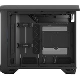 Fractal Design Torrent Nano Micro Tower Nero Nero, Micro Tower, PC, Nero, Micro-ITX, Vetro temperato, Multi