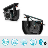 GARDENA 18650-20, Avvolgitubo Nero/Turchese