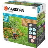 GARDENA 8272-20 irrigatore Spruzzatore d'acqua circolare Plastica Nero, Rubinetto Spruzzatore d'acqua circolare, 216 m², Nero