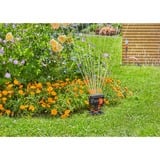GARDENA 8272-20 irrigatore Spruzzatore d'acqua circolare Plastica Nero, Rubinetto Spruzzatore d'acqua circolare, 216 m², Nero