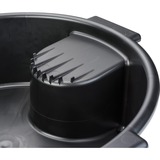 Hazet 197N-1 Cassetta degli attrezzi Polietilene Nero, Coppa dell'olio Nero, Cassetta degli attrezzi, Polietilene, Nero, 6 L, 390 mm, 400 mm