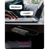 ICY BOX 61079, Hub USB Nero