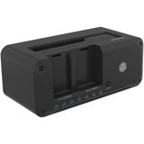 ICY BOX 61097, Docking station Nero