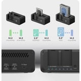 ICY BOX 61097, Docking station Nero