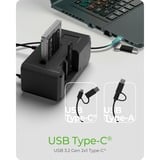 ICY BOX 61097, Docking station Nero