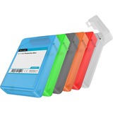 ICY BOX IB-AC602b-6 Custodia a sacchetto Plastica Blu, Verde, Grigio, Arancione, Rosso, Bianco, Custodia protettiva Custodia a sacchetto, Plastica, Blu, Verde, Grigio, Arancione, Rosso, Bianco, 3.5", Ogni marca, Antipolvere, Resistente agli urti, Resistente agli spruzzi