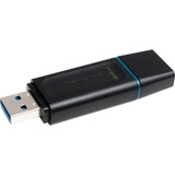 Kingston DataTraveler Exodia unità flash USB 64 GB USB tipo A 3.2 Gen 1 (3.1 Gen 1) Nero Nero/Turchese, 64 GB, USB tipo A, 3.2 Gen 1 (3.1 Gen 1), Cuffia, 11 g, Nero
