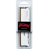Kingston FURY FURY Beast 32GB 6400MT/s DDR5 CL32 DIMM White EXPO, Memoria bianco, 32 GB, 1 x 32 GB, DDR5, 288-pin DIMM, Bianco