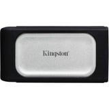 Kingston XS2000 500 GB Nero, Argento, Disco a stato solido argento/Nero, 500 GB, USB tipo-C, 3.2 Gen 2 (3.1 Gen 2), 2000 MB/s, Nero, Argento