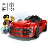 LEGO Auto sportiva rossa, Giochi di costruzione Set da costruzione, 5 anno/i, Plastica, 109 pz, 185 g