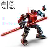 LEGO Star Wars 75411 Mech Darth Maul, Action Figure Giocattolo da Esposizione con Spada Laser e Minifigure, Idea Regalo 6+ Anni, Giochi di costruzione Action Figure Giocattolo da Esposizione con Spada Laser e Minifigure, Idea Regalo 6+ Anni, Set da costruzione, 6 anno/i, Plastica, 143 pz, 170 g