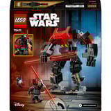 LEGO Star Wars Mech Darth Maul, Giochi di costruzione Set da costruzione, 6 anno/i, Plastica, 143 pz, 170 g