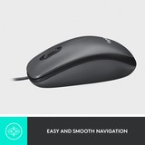 Logitech M100, Mouse Nero