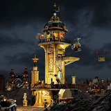 Lumibricks Torre di guardia steampunk, Giochi di costruzione 