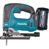 Makita Sega a gattuccio pendolare a batteria JV002GZ XGT, 40 Volt, Puzzle blu/Nero