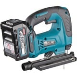 Makita Sega a gattuccio pendolare a batteria JV002GZ XGT, 40 Volt, Puzzle blu/Nero