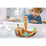 PLAYMOBIL Junior & Disney: Nave pirata di Peter Pan con gioco d'acqua, Giochi di costruzione 
