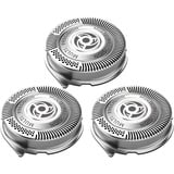 Philips SHAVER serie 5000 Testine di rasatura con lame MultiPrecision, Testina di rasatura argento, 3 testina/e, Cromo, S5xxx