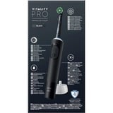 Procter & Gamble Vitality Pro Adulto Spazzolino rotante Nero, Spazzolino da denti elettrico Nero, Adulto, Spazzolino rotante, Cura quotidiana, Sensibile, Nero, 2 min, Batteria