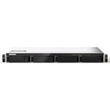QNAP TS-435XEU NAS Rack (1U) Marvell CN9131 4 GB DDR4 0 TB QNAP QTS Nero, Grigio grigio/Nero, NAS, Rack (1U), Marvell, CN9131, 4 GB, DDR4