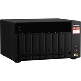 QNAP TS-873A-8G server NAS e di archiviazione Tower Collegamento ethernet LAN Nero V1500B Nero/grigio, NAS, Tower, Ryzen Embedded, V1500B, Nero