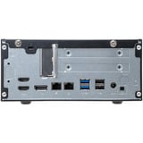Shuttle XPС slim XH610G2 barebone per PC/stazione di lavoro Desktop Nero Intel H610 LGA 1700 Nero, Desktop, PC barebone, Intel H610, LGA 1700, DDR5-SDRAM, PCI Express, Serial ATA III