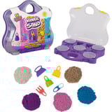 Spin Master Kinetic Sand - Valigia gioco di colori, Gioco di sabbia 
