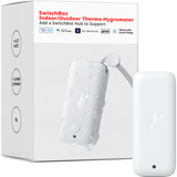 SwitchBot Termometro esterno IP65 interno/esterno bianco, Avvisatore bianco