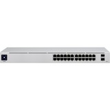 Ubiquiti UniFi USW-24 switch di rete Gestito L2 Gigabit Ethernet (10/100/1000) Argento, Interruttore Gestito, L2, Gigabit Ethernet (10/100/1000), Montaggio rack