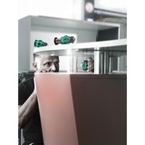 Wera Kraftform Kompakt Stubby Magazin 3 Bit-Satz, Set di bit Nero/Verde