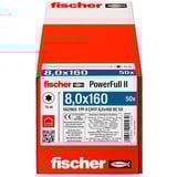 fischer Vite per legno PowerFull II 8,0x160 ZK TX VG 