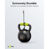 goobay Cavo Y Cinch Plus Nero/Argento